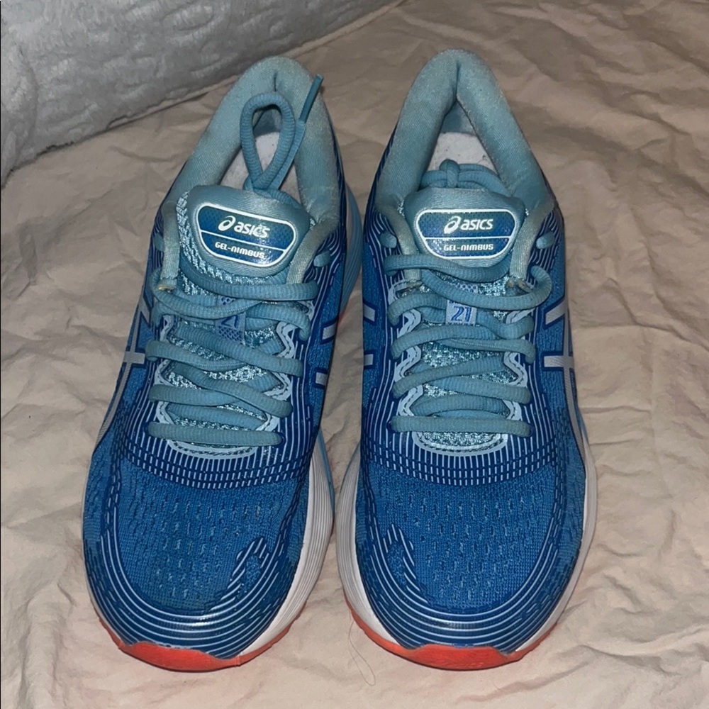 Asics Blue Running Shoes